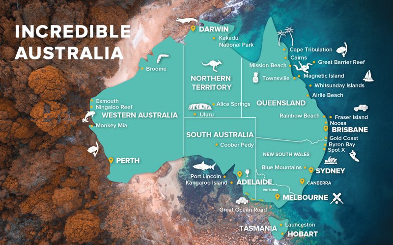 Australia map